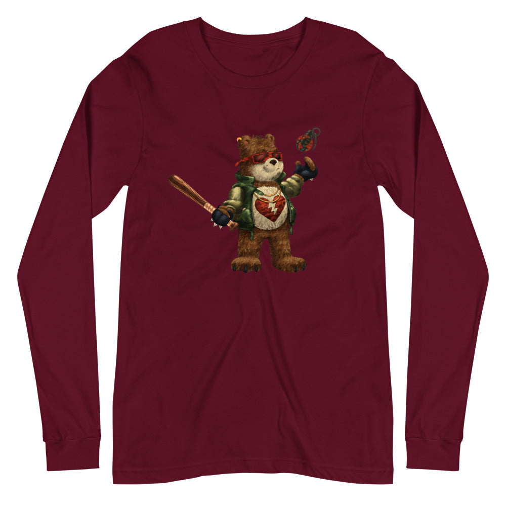 Barely Care Unisex Long Sleeve Tee