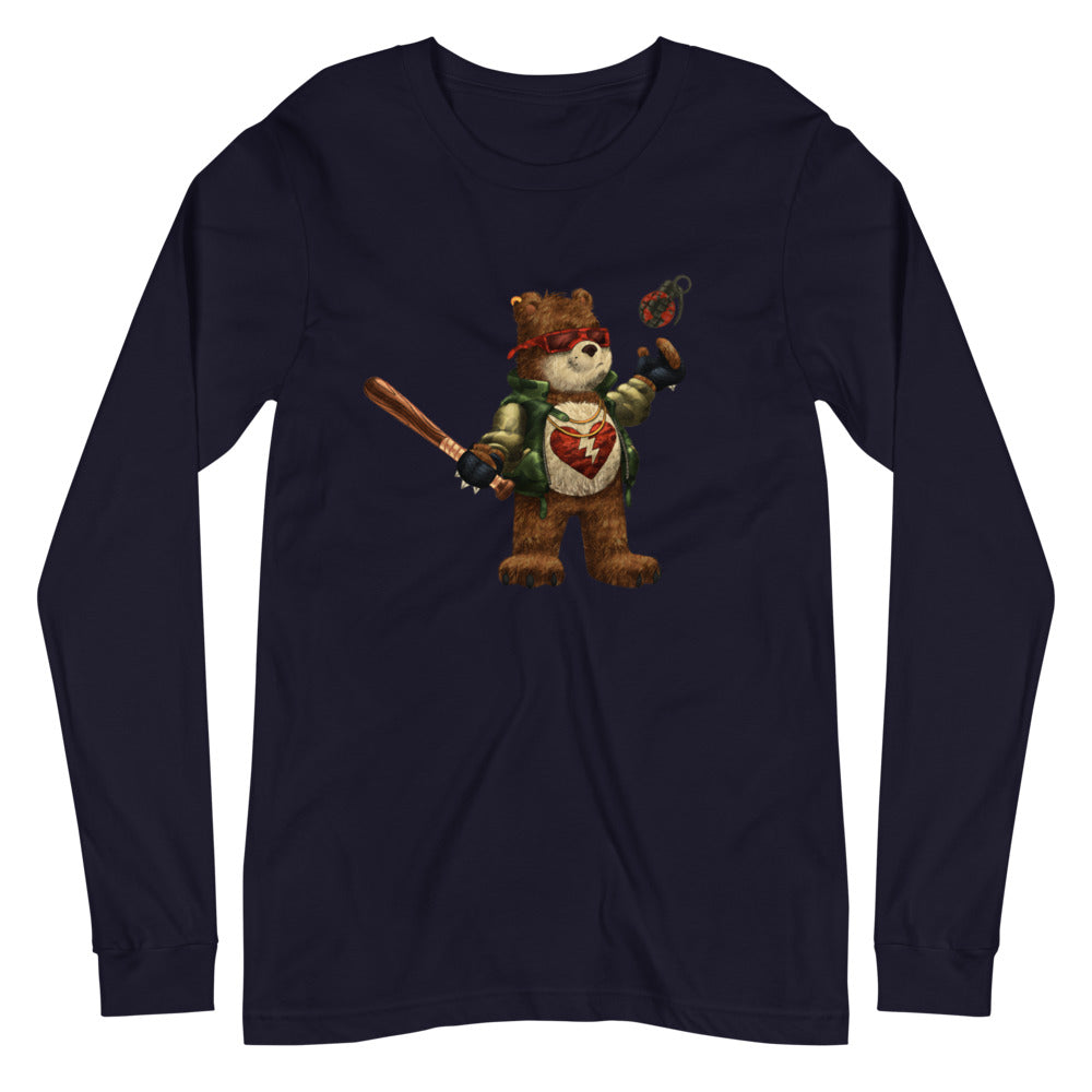 Barely Care Unisex Long Sleeve Tee