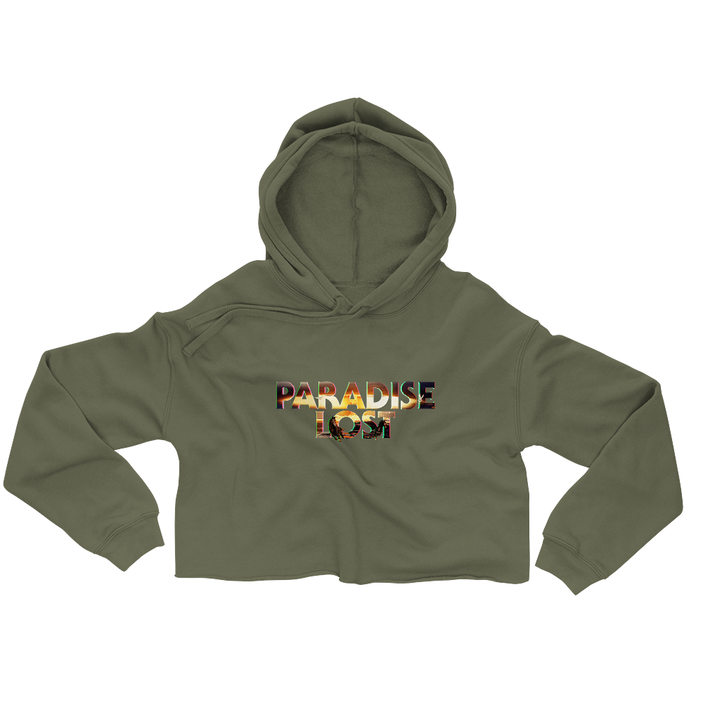 Paradise Lost Crop Hoodie
