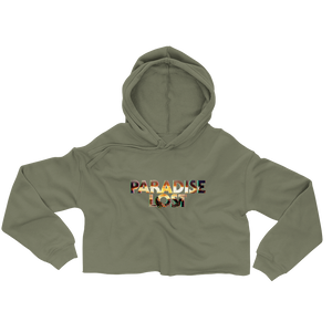Paradise Lost Crop Hoodie