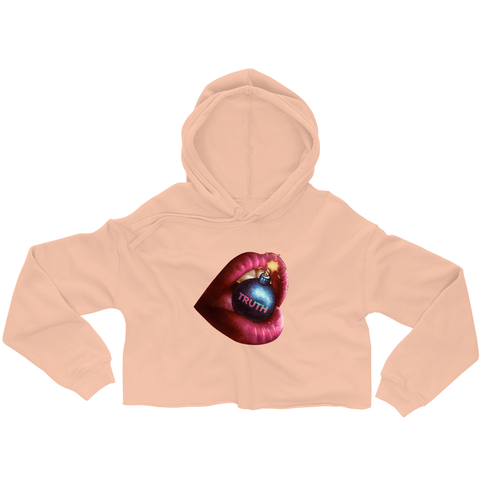 Truth Bomb Crop Hoodie