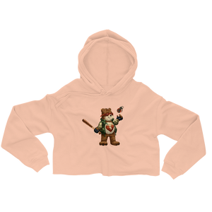 Barely Care Crop Hoodie