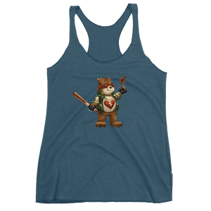 Barely Care Women's Racerback Tank