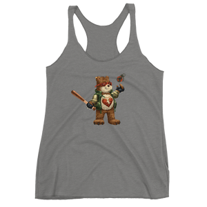 Barely Care Women's Racerback Tank