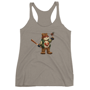 Barely Care Women's Racerback Tank