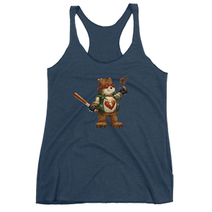 Barely Care Women's Racerback Tank