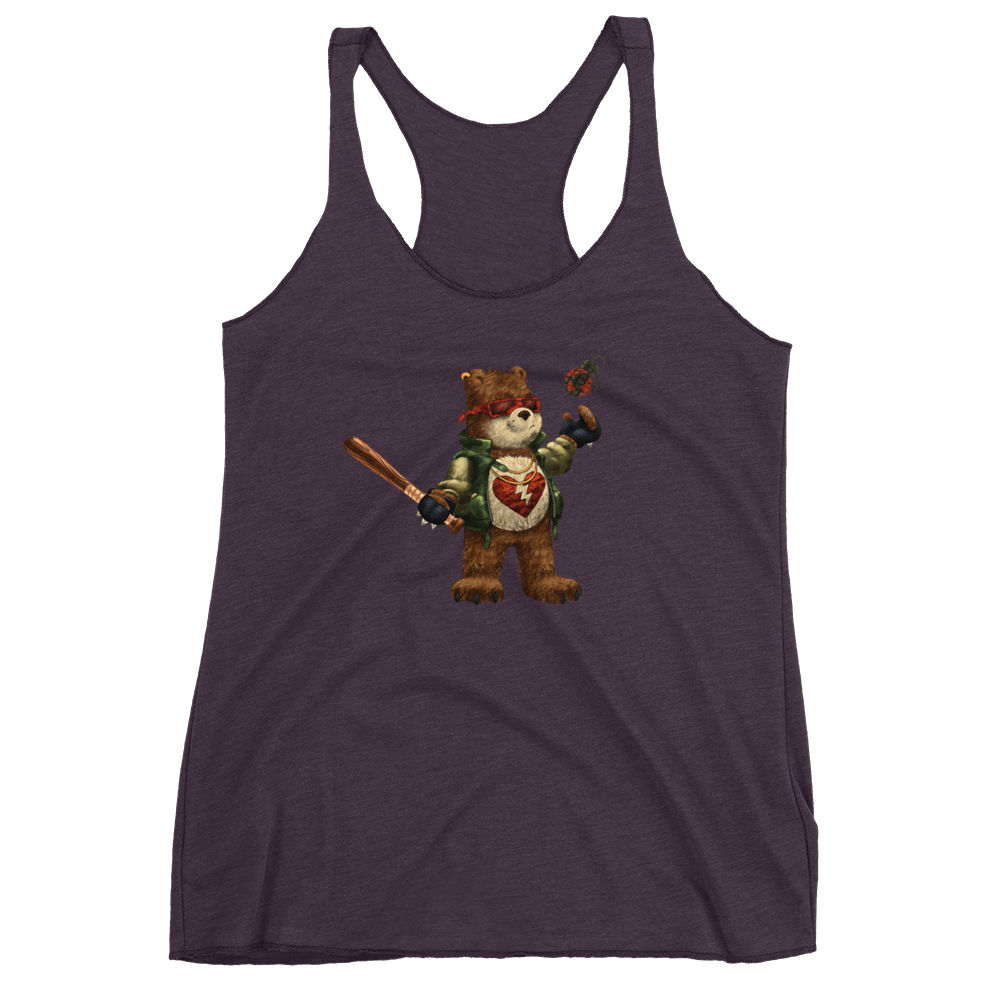 Barely Care Women's Racerback Tank