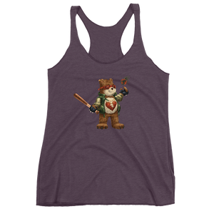 Barely Care Women's Racerback Tank