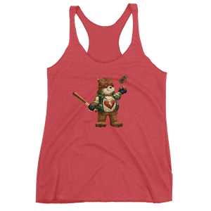 Barely Care Women's Racerback Tank