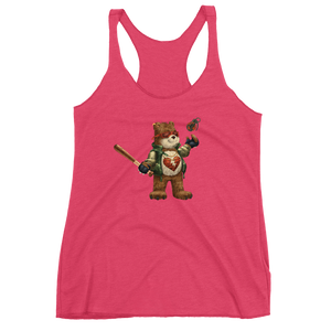 Barely Care Women's Racerback Tank