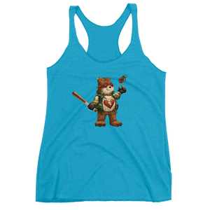 Barely Care Women's Racerback Tank